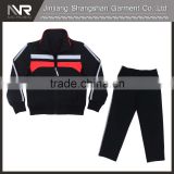 knitted fabric leisure for boy's sports set