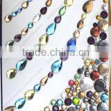 2015 Wholesale Flat Back Loose Stone, Glass Flat Abck Sew-on Stone