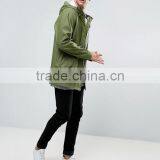 Best Price High Quality New Design Durable Hopp Neck 100% Polyurethane Green Casual Men Bomber Winter Jacket thumbnail-4
