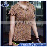 High Elastic Tights Running T-shirt Breathable Short Sleeve Workout Clothes thumbnail-2