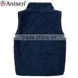 Oem Factory Fleece Custom Men Vest thumbnail-2