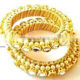 Wholesale Bridal Chura Kangan Bangles, Fancy Indian Bangles Factory Direct Price,Handmade Indian Bridal Jewelry thumbnail-2