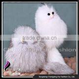 CX-R-11C New Design Cute Small Fox Fur Keychain Keyring thumbnail-5
