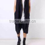 Unique Designer Mens Vest Extended 2016 Spring Streetwear Fashion Men's Vest With Hood thumbnail-1