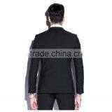 Juqian OEM Wholesale Slim Fit Classic Design Trendy Man Business Suits Black thumbnail-3