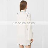 Mandarin Collar Vintage Clothing Oriental Long Sleeve Top for Women thumbnail-2