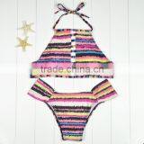 Polyester Bikini Different Size for Choice & Padded Blue Girls Swimwear 59377 thumbnail-1