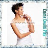 New Solid White Simple Pattern Womens Hot Wear Supender Tank T-Shirts for Summer thumbnail-2