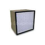 High Efficiency ULPA Filter For Clean Room, Hospital With 0.1 Micron / 0.3 Micron Porosity
