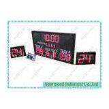 Wireless Control High School Basketball Scores , Digital Led Electronic Scoreboard thumbnail-1