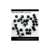 ZIRCON SPINEL, SQUARE BLACK thumbnail-1