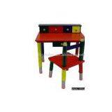 Sell Children's Wooden School Desk and Chair thumbnail-1