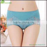 High quality newest women Bamboo fiber underwear girl lace boyshort ladies hipster women bamboo underwear panties