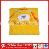 Super Soft 2-in-1 Plush Animal Pillow Baby Blanket With Animal Design thumbnail-2