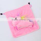 Unicorn Cute Putting Things Cartoon Anime Plush Drawstring Bag thumbnail-1