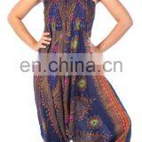 Flower Eye Pattern Harem Yoga Jumpsuit Dance Hammer Trousers Pants thumbnail-4