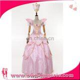 Deluxe Pink Fairy Tale Elf Cartoon Costume For Women Adult Sexy Christmas Costume thumbnail-1