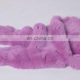 100% Natural Rex Rabbit Fur Skin Dyed Rex Rabbit Fur Pelt From China thumbnail-3