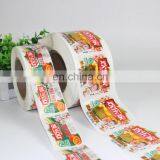 Wholesale Custom Made scratch off label sticker roll/scratch label stickers for daily goods/can/bottle