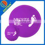 Promotional Custom Design Nylon Folding Frisbee , 190T Foldable Frisbee