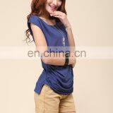 Trade Assurance Yihao Fashion Leisure T-shirts Wholesale 2015 Women Short t Shirt thumbnail-3