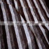 With Chiffon Lining Acrylic Striped Frill Hem Casual Wear Tunic For Fat Women thumbnail-4