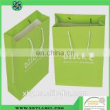 Custom Printed Recycle Handle Brown Kraft Paper Bag