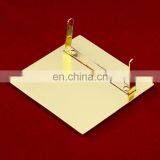 Custom Metal Square Shiny Gold Nameplate thumbnail-3