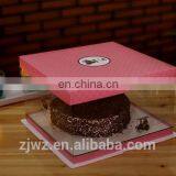 2015 Transprent Pvc Cake Box With Paper Cap