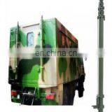 Vehicle 9m Military Crank up Manual Mast Pole With Rotation 360 Degree thumbnail-4