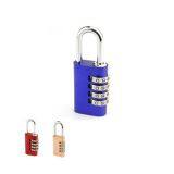 Aluminium Oval Shape Combination Padlock- 4 Wheels  Aluminium Combination Padlock