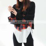 TWOTWINSTYLE Female Sweaters Patchwork Long Sleeve High Waist FASHION thumbnail-3