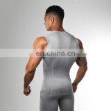 Bodybuilding Fitness Custom Logo Printing Design Mens Gym Men Cotton Polyester Tank Tops thumbnail-6