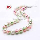 Girl DIY Necklace Colorful Beads Children Candy Bubble Necklace Boutique 12Colors thumbnail-3