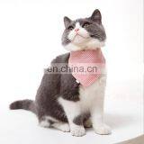 Pet Cat and Dog Double-sided Cotton Printed Triangle Scarf Cartoon Saliva Towel Bow Tie thumbnail-5