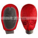 Silicone Massage Magic Cleaning Dog Cat Brush Hair Remover Pet Grooming Gloves thumbnail-4