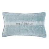 Mint Green Polyester Velvet Quilt Embroidery Cushion/pillow Decorative Throw Pillow thumbnail-2