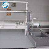 Biology Laboratory Furniture Central Workstation With Reagent Shelf thumbnail-5