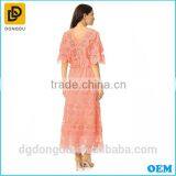 Wholesale 2016 Fashion Lace Sexy Long Evening Dress Lady Red Formal Dress thumbnail-4