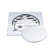 Round Low Price Toilet Odor Prevention Swimming Pool Surface Plating Zinc Chrome Plated Floor Drain