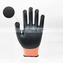 Micro Foam Nitrile Coated Oil Resistant Anti Cut Work Gloves U2 ANSI Level 5 Cut Safety Glove EN388 Guantes Anticorte De Nitrilo thumbnail-3