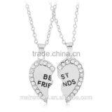 Initial Pendant Necklace Love Friends Alloy Pendant Necklace Fashion thumbnail-2