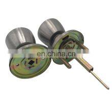 2020 New USA Market Standard 2 Level Iron Security Knob Night Latch Rim Handle Door Lock With 3 Brass Bolt thumbnail-4