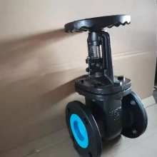 ANSI 125 lb, 150 lb, 3-Zoll Guss-Eisen-Flansch-Schieberventil mit Messingdichtung, 2Cr13-Stößel, Bronzesitz-Schieberventil für Rohrverbindungen thumbnail-4