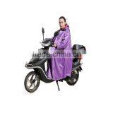 2013 New Style Ladies Long Purple Rain Poncho With Hood thumbnail-1