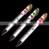 2015 Cool Liquid Floating Pen ,Promotional Pen With Led Light ,custom Cool Liquid Pen With 7 Color Quality Choice thumbnail-3