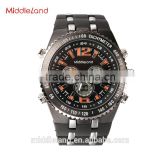 HOT!Factory price Middleland 8015 high quality Led watch stainless steel hot sells in 2015