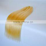 Dark Ash Blonded Virgin Asian Remy Hair Golden Blonde Remy Hair Weft Supplier's Choice thumbnail-3