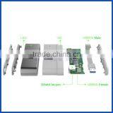 USB 3.0 to 3 Ports USB 3.0 Hub With RJ45 10/100/1000Mbps Gigabit Lan Adapter thumbnail-4