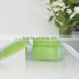 High End 30ml/50ml/80ml Cosmetic Acrylic Jar in Quadrate Shape thumbnail-2